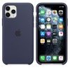 Etui silikonowe Apple iPhone 11 Pro - granatowe (Midnight Blue)