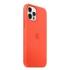 Etui silikonowe Silicone Case MagSafe do Apple iPhone 12/ 12 Pro - pomarańczowe (Electric Orange)