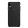 Etui silikonowe do Apple iPhone X Silicone Case - czarne [OUTLET]