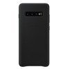 Etui skórzane na telefon Samsung Galaxy S10 Plus Leather Cover - czarne [OUTLET]