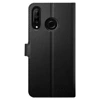 Etui z klapką Spigen Wallet S do Huawei P30 Lite/ Nova 4E  - czarne (Saffiano Black)