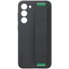 Etui z paskiem na telefon Samsung Galaxy S23 Plus Silicone Grip Case - czarne