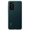 Huawei P40 plastikowe etui PU Case 51993711 - ciemnozielone (Ink Green)