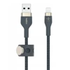 Kabel USB na Lightning Boost Charge Pro Flex 3 m - niebieski