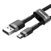 Kabel micro-USB Baseus Cafule 1.5A - czarno-szary 2 m 