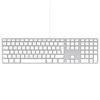 Klawiatura Apple Keyboard with Numeric Keypad USB (układ czeski) - biała