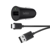 Ładowarka samochodowa Belkin Boost Up Quick Charge 3.0 + kabel USB-C - 18W