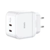 Ładowarka sieciowa Qdos Powercube Apple MFi + kabel 1x Lightning, 1x USB-C - 45W