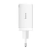 Ładowarka sieciowa USB-A + 2x USB-C Baseus GaN5 Pro Fast Charger 65W - biała