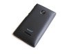 Microsoft Lumia 435 etui z folią ochronną Mozo Smooth Cover - czarny