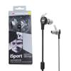 Monster słuchawki iSport Achieve - czarno-białe