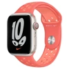 Pasek Apple Watch 1/ 2/ 3/ 4/ 5/ 6/ 7 Series 38/ 40/ 41 mm Nike Sport Band S/M L/M - różowo-pomarańczowy (Magic Ember/ Crimson Bliss)
