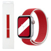 Pasek Apple Watch 38/ 40/ 41 mm Nike Sport Loop - czerwono-biały (Denmark)
