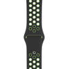 Pasek Apple Watch 38/ 40/ 41mm Nike Sport Band - czarno-limonkowy (Black/ Lime Blast)