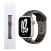 Pasek Apple Watch 42/ 44/ 45/ 49 Ultra Nike Sport Band S/M M/L - oliwkowy (Olive Grey/ Black)