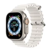 Pasek Apple Watch 42/ 44/ 45/ 49 Ultra Ocean Band - biały