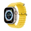 Pasek Apple Watch 42/ 44/ 45/ 49 Ultra Ocean Band - żółty (Yellow)