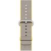 Pasek Apple Watch 42/ 44/ 45/ 49 Ultra Woven Nylon - szaro-żółty (Yellow/ Light Gray)