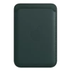 Portfel Apple Leather Wallet iPhone MagSafe FindMy - zielony (Forest Green)