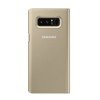 Samsung Galaxy Note 8 etui Clear View Standing Cover EF-ZN950CFEGWW - złoty