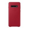 Samsung Galaxy S10 etui skórzane Leather Cover EF-VG973LREGWW - czerwony