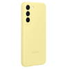 Samsung Galaxy S22 etui Silicone Cover EF-PS901TYEGWW - żółte (Butter Yellow)