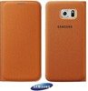 Samsung Galaxy S6 etui Flip Wallet EF-WG920BOEGWW - pomarańczowy