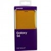 Samsung Galaxy S6 etui Flip Wallet EF-WG920BYE - żółty