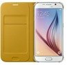 Samsung Galaxy S6 etui Flip Wallet EF-WG920PYE - żółty
