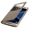 Samsung Galaxy S7 etui S View Cover EF-CG930PFEGWW - złoty