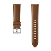 Samsung Galaxy Watch/ Galaxy Watch 3 22 mm pasek Stitch Leather Band ET-SLR84LAEGEU - brązowy
