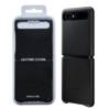 Samsung Galaxy Z Flip etui skórzane Leather Cover EF-VF700LBEGWW - czarne