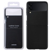 Samsung Galaxy Z Flip3 etui skórzane Leather Cover EF-VF711LBEGWW - czarny