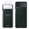 Samsung Galaxy Z Flip3 etui skórzane Leather Cover EF-VF711LGEGWW - zielone