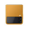 Samsung Galaxy Z Flip3 etui skórzane Leather Cover EF-VF711LYEGWW - żółte
