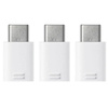 Samsung adapter z micro-USB na USB Typ-C EE-GN930KWEGWW - 3 sztuki