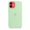 Silikonowe etui Apple Silicone Case MagSafe do  iPhone 12 mini - zielony (Pistachio)