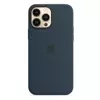 Silikonowe etui Apple Silicone Case MagSafe do iPhone 13 Pro Max - niebieskie (Abyss Blue)