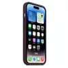 Silikonowe etui Apple Silicone Case MagSafe do iPhone 14 Pro - ciemnofioletowe (Elderberry)
