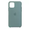 Silikonowe etui Apple Silicone Case do iPhone 11 Pro Max - zielone (Cactus)