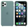 Silikonowe etui Apple Silicone Case do iPhone 11 Pro Max - zielone (Cactus)