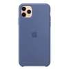 Silikonowe etui Apple iPhone 11 Pro Max Silicone Case MagSafe - niebieskie (Linen Blue)