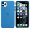 Silikonowe etui Apple iPhone 11 Pro Max Silicone Case - niebieskie (Surf Blue)