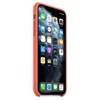 Silikonowe etui Apple iPhone 11 Pro Max Silicone Case - pomarańczowe (Clementine)