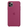 Silikonowe etui Apple iPhone 11 Pro Max Silicone Case - różowe (Pomegranate)