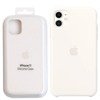 Silikonowe etui Apple iPhone 11 Silicone Case  - białe