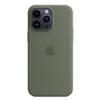 Silikonowe etui Apple iPhone 14 Pro Max Silicone Case MagSafe - oliwkowe (Olive)
