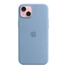 Silikonowe etui Apple iPhone 15 Plus Silicone Case MagSafe - niebieskie (Winter Blue)