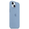 Silikonowe etui Apple iPhone 15 Silicone Case MagSafe - niebieskie (Winter Blue)