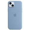 Silikonowe etui Apple iPhone 15 Silicone Case MagSafe - niebieskie (Winter Blue)